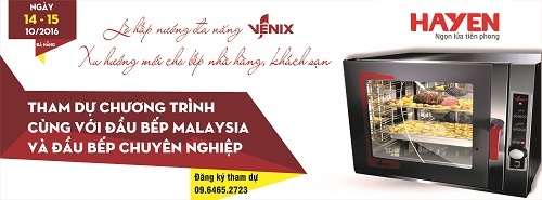Giao lưu ẩm thực và trải nghiệm sản phẩm lò hấp nướng đa năng Venix tại Đà Nẵng