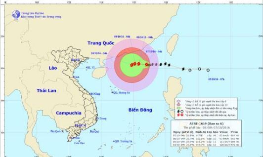 Dự báo thời tiết hôm nay 7/10: Bão số 6 giật cấp 11