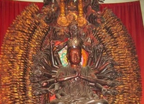 Đã tìm thấy tượng Phật nghìn tay nghìn mắt ở Hưng Yên 