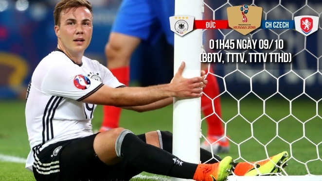 Đức vs CH Czech: Người hùng World Cup thành... kẻ lang thang