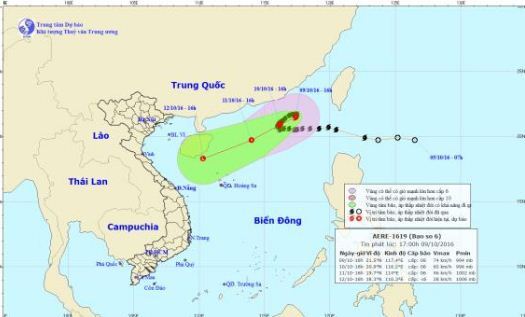 Dự báo thời tiết ngày mai 10/10: Bão số 6 diễn biến phức tạp