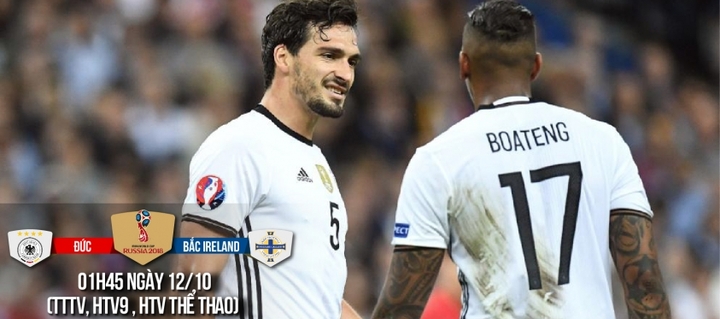 Đức vs Bắc Ireland: Hỏa lực giấu ở phía sau