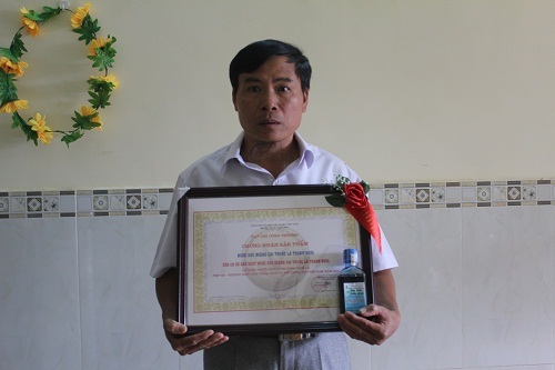 Sản phẩm “Nước xúc miệng cai thuốc lá Thanh Nghị” đạt chuẩn quốc tế