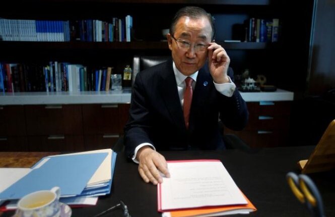 Tổng thư ký LHQ Ban Ki-moon xem xét việc tranh cử tổng thống Hàn Quốc