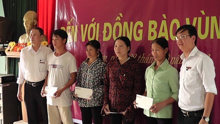 500 triệu đồng và chuyến đi đến vùng ven lũ Hà Tĩnh