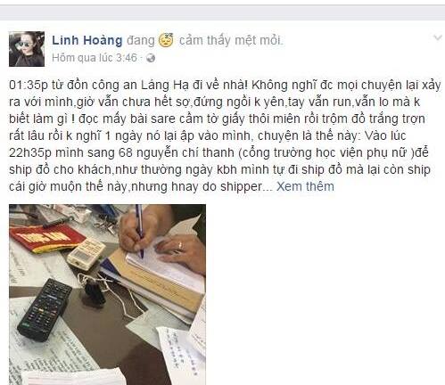 Hà Nội: Công an xác minh thông tin vụ 