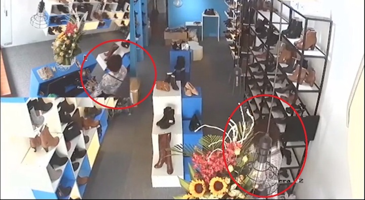 Màn đánh lạc hướng nhân viên để trộm tiền của 