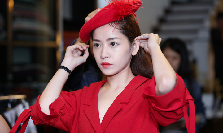 Chi Pu đổi style cá tính để dự show thời trang