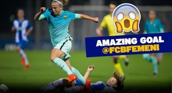 Sao nữ Barca solo ghi bàn từ sân nhà như Maradona