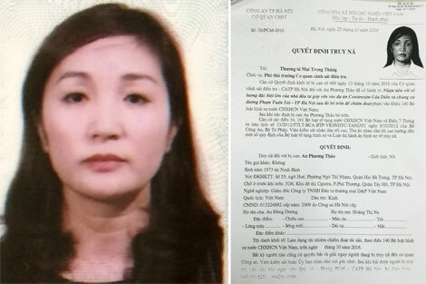 Nữ giám đốc bị bắt khi định xuất cảnh ra nước ngoài