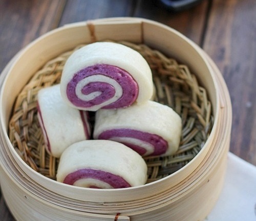 Học làm bánh bao khoai lang tím thơm bùi đẹp mắt tại nhà