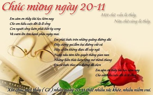 Ngày Nhà giáo Việt Nam 20/11: Những bài thơ hay và ý nghĩa tặng thầy cô giáo