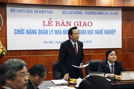 Bộ LĐ-TB-XH chính thức quản lý hơn 500 trường CĐ, TCCN từ ngày 1/1/2017