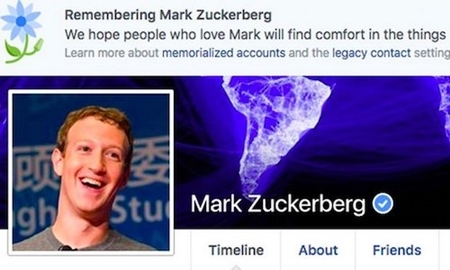Mark Zuckerberg bất ngờ bị