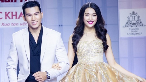 Á vương Ngọc Tình bảnh bao làm chú rể bên