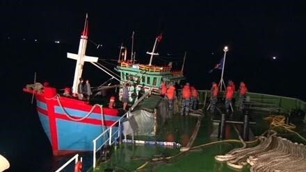 Hải Phòng: Cảnh sát biển cứu thành công 6 ngư dân gặp nạn