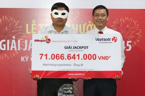 Khách hàng quê Quảng Ngãi là chủ nhân giải xổ số 71 tỷ đồng