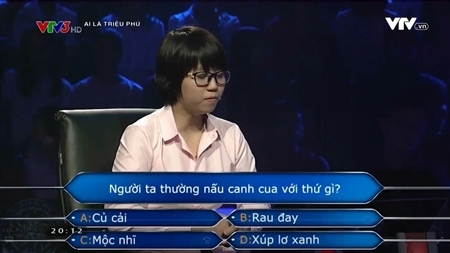 Cô gái chơi Ai là triệu phú liên tục “làm khó” MC Lại Văn Sâm