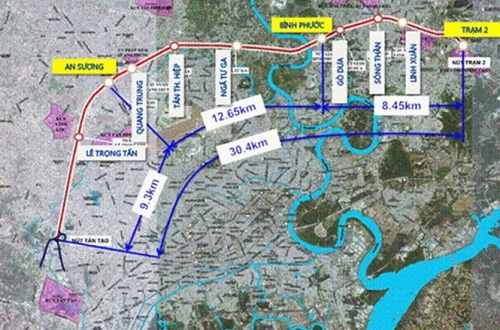 TP HCM sẽ xây dựng đường trên cao số 5 dài hơn 30km