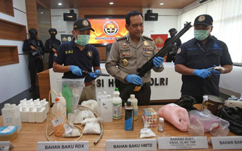 Indonesia bắt đối tượng âm mưu đánh bom thủ đô