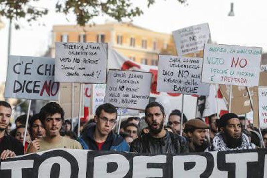 Trưng cầu dân Ý có thể khiến ngân hàng châu Âu khủng hoảng