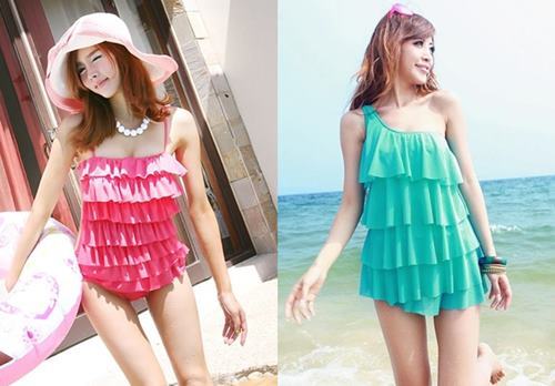 Chọn áo bơi cho người béo thêm tự tin đi biển