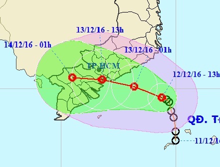 Công điện chỉ đạo ứng phó với áp thấp nhiệt đới gần bờ