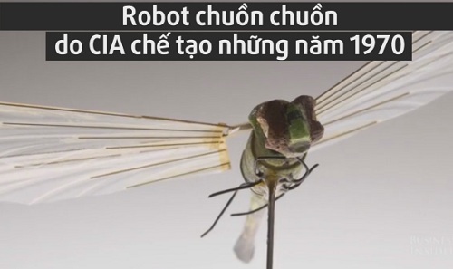 Robot chuồn chuồn do thám độc đáo của CIA