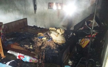 Bị vợ mắng vì nhậu say, chồng nhốt vợ con trong nhà rồi phóng hỏa