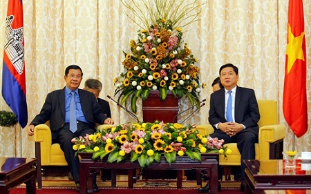 Thủ tướng Campuchia Hun Sen thăm TP HCM