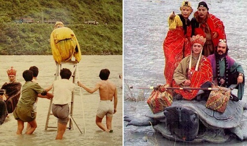 Ngắm những hình ảnh về thời quay phim thiếu thốn của Tây Du Ký 1986