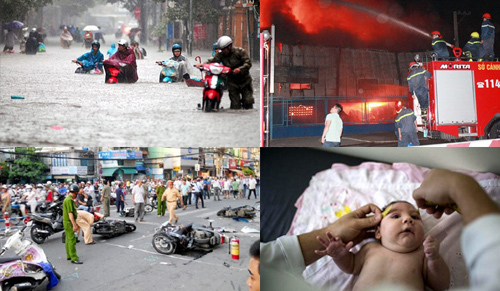 Những con số thống kê về dịch bệnh, tai nạn, cháy nổ năm 2016