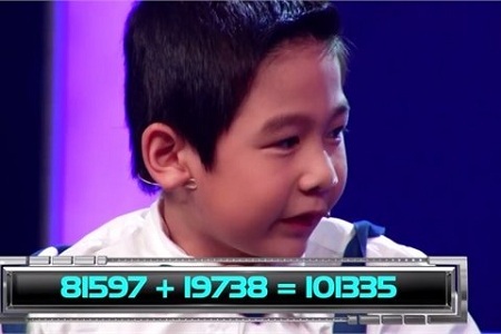Cậu bé 6 tuổi có khả năng tính nhẩm nhanh như máy tính