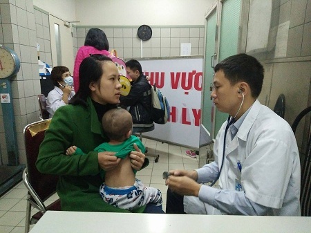 Thời tiết thất thường, nguy cơ trẻ mắc các bệnh về hô hấp tăng cao