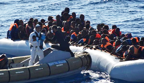 Hơn 220 người di cư chết trên Địa Trung Hải từ đầu năm 2017 đến nay