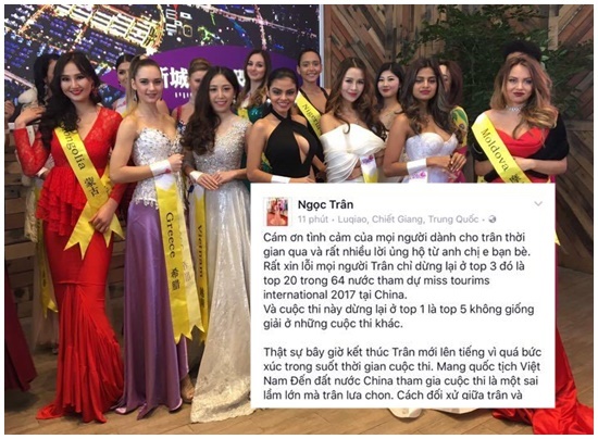 Ngọc Trân lọt Top 20 Miss city Tourims 2016