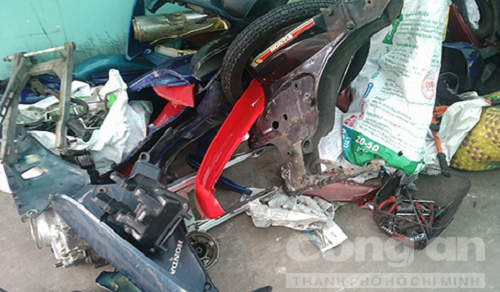 Triệt phá đường dây chuyên trộm cắp, tiêu thụ xe gian ở Sài Gòn