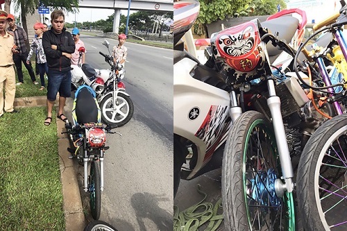 Triệt phá vụ tụ tập đua xe của nhiều thanh niên