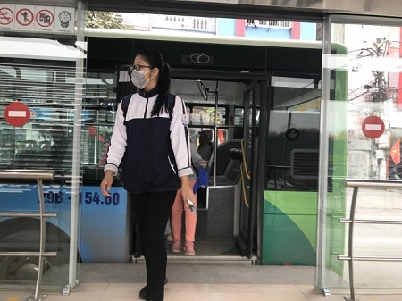 Gần 376.000 lượt khách đi buýt nhanh BRT trong một tháng
