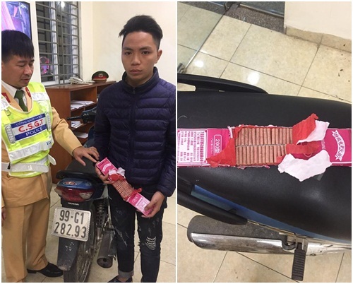 Mua pháo về chơi sau Tết, nam sinh viên bị 141 “hỏi thăm”