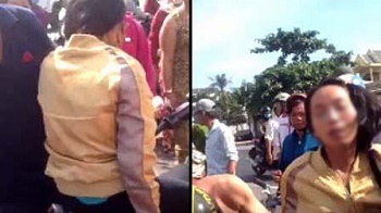 Nghi bắt cóc trẻ em, đôi vợ chồng trẻ bị còng tay giữa chợ
