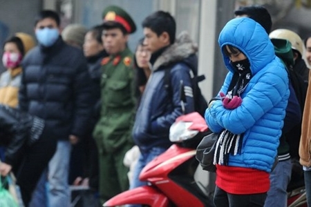 Hai ngày cuối tuần miền Bắc chìm trong giá rét, nhiệt độ xuống dưới 5 độ C