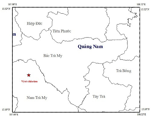Động đất 3,9 độ Richter ở Quảng Nam khiến người dân hoảng hốt
