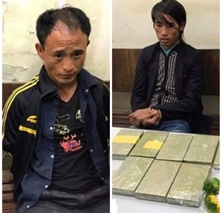 Bắt giữ hai thanh niên vận chuyển 9 bánh heroin về Hà Nội tiêu thụ