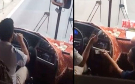 Xử lý nghiêm tài xế chơi điện tử,