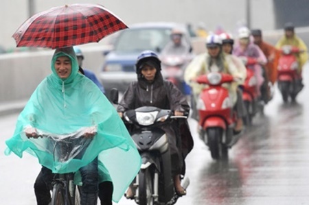 Miền Bắc chuẩn bị gió mùa Đông Bắc, mưa dông xảy ra trên diện rộng