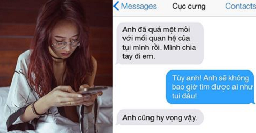 Những màn chia tay qua tin nhắn với độ “sát thương” không thể “thốn” hơn