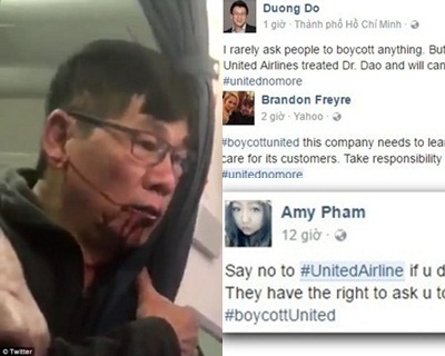 Dân mạng phẫn nộ đòi tẩy chay United Airlines vì hành động thô bạo của nhân viên