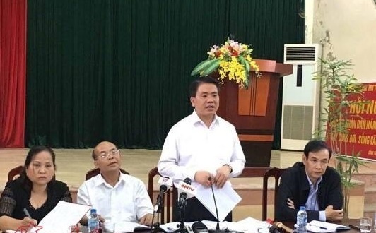 Người dân Đồng Tâm đồng ý thả người sau cuộc đối thoại với Chủ tịch Hà Nội Nguyễn Đức Chung