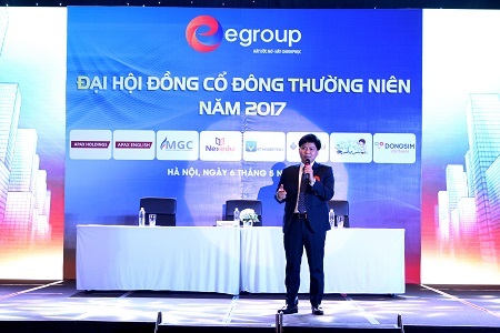 Công ty cổ phần Tập đoàn giáo dục Egroup tổ chức thành công Đại hội cổ đông thường niên 2017